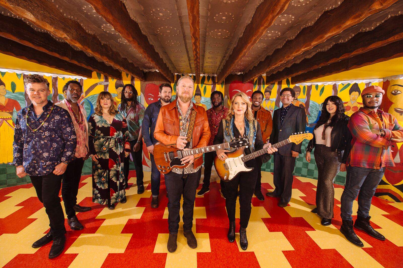 Tedeschi Trucks Band, on the road with special guests Los Lobos and Gabe Dixon, brings its annual Wheels of Soul tour to Rose Music Center in Huber Heights on Sunday, July 24.