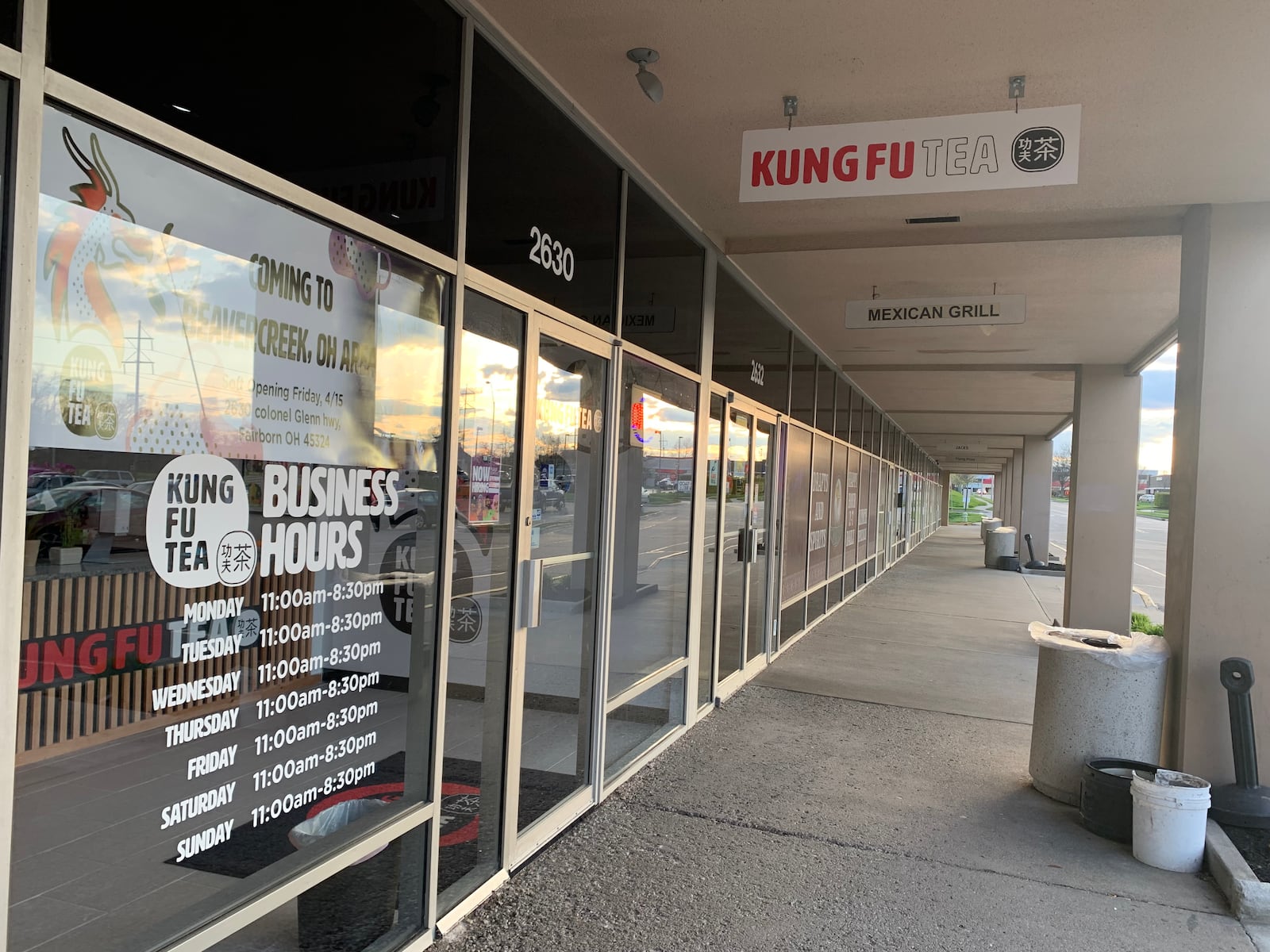 Kung Fu Tea, a bubble tea café, is open near Wright State University.