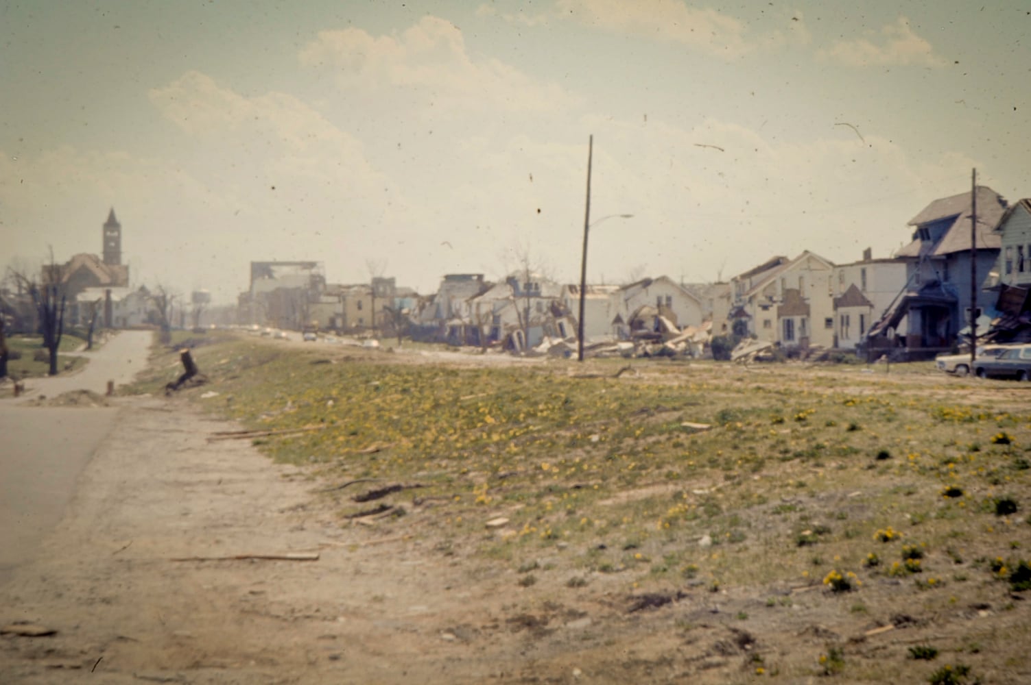 1974 Xenia tornado aftermath