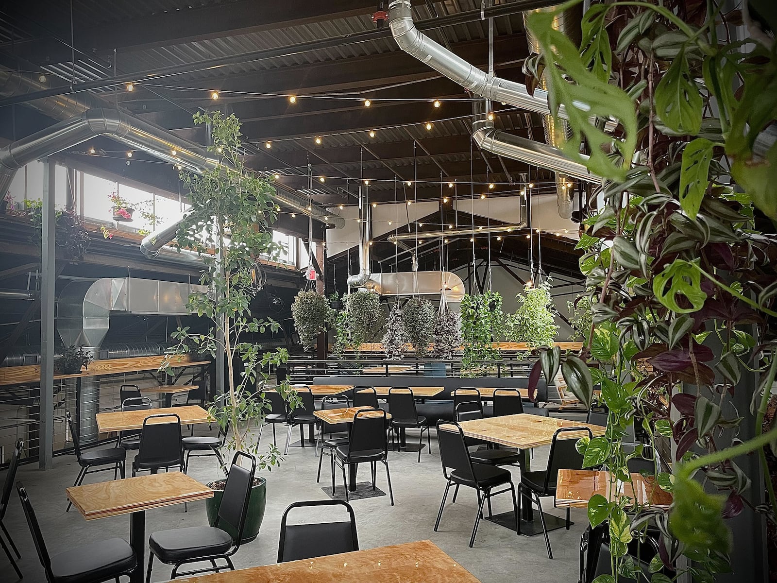 The Silos, a new food hall and beer garden with 13,000-square-feet of outdoor space, is located at 810 E. First St. in Dayton. NATALIE JONES/STAFF