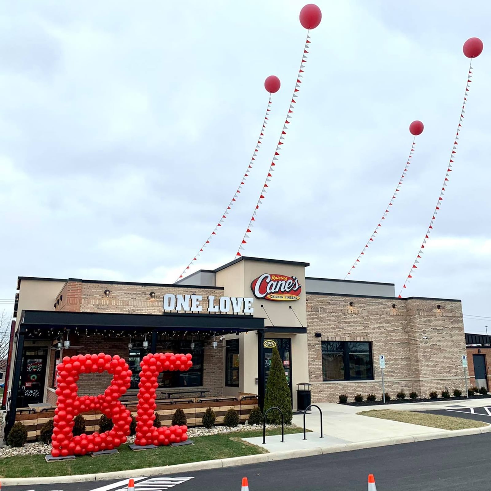 Raising Cane's Chicken Fingers has opened its fourth Dayton-area restaurant, and its second Beavercreek location, at the Mall at Fairfield Commons, but it is serving only carryout and drive-through service for now. CONTRIBUTED