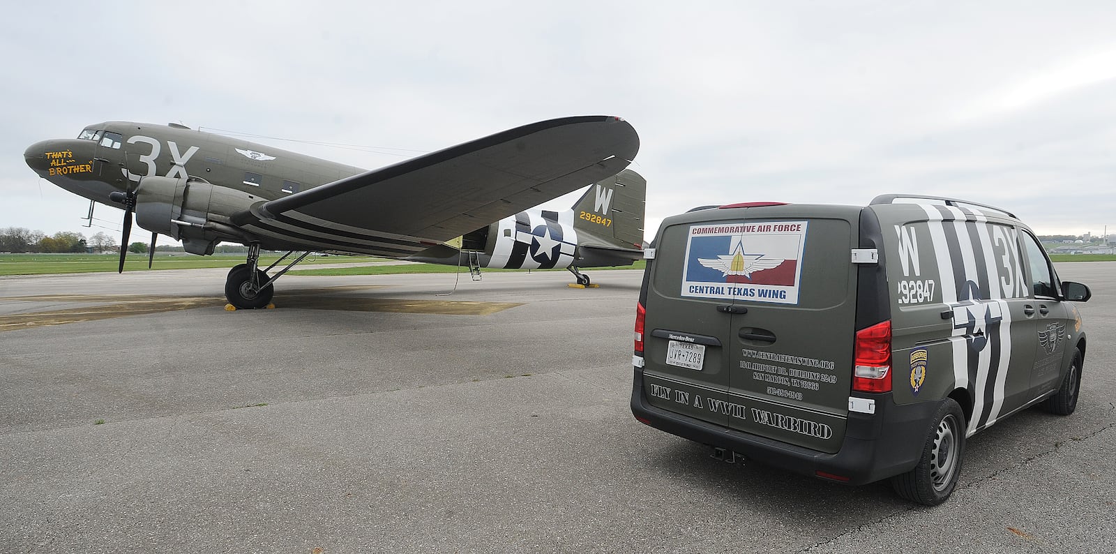 'That’s All, Brother’ flies from history to the National Museum of the Air Force, Tuesday April 20, 2021 for a three-day visit.