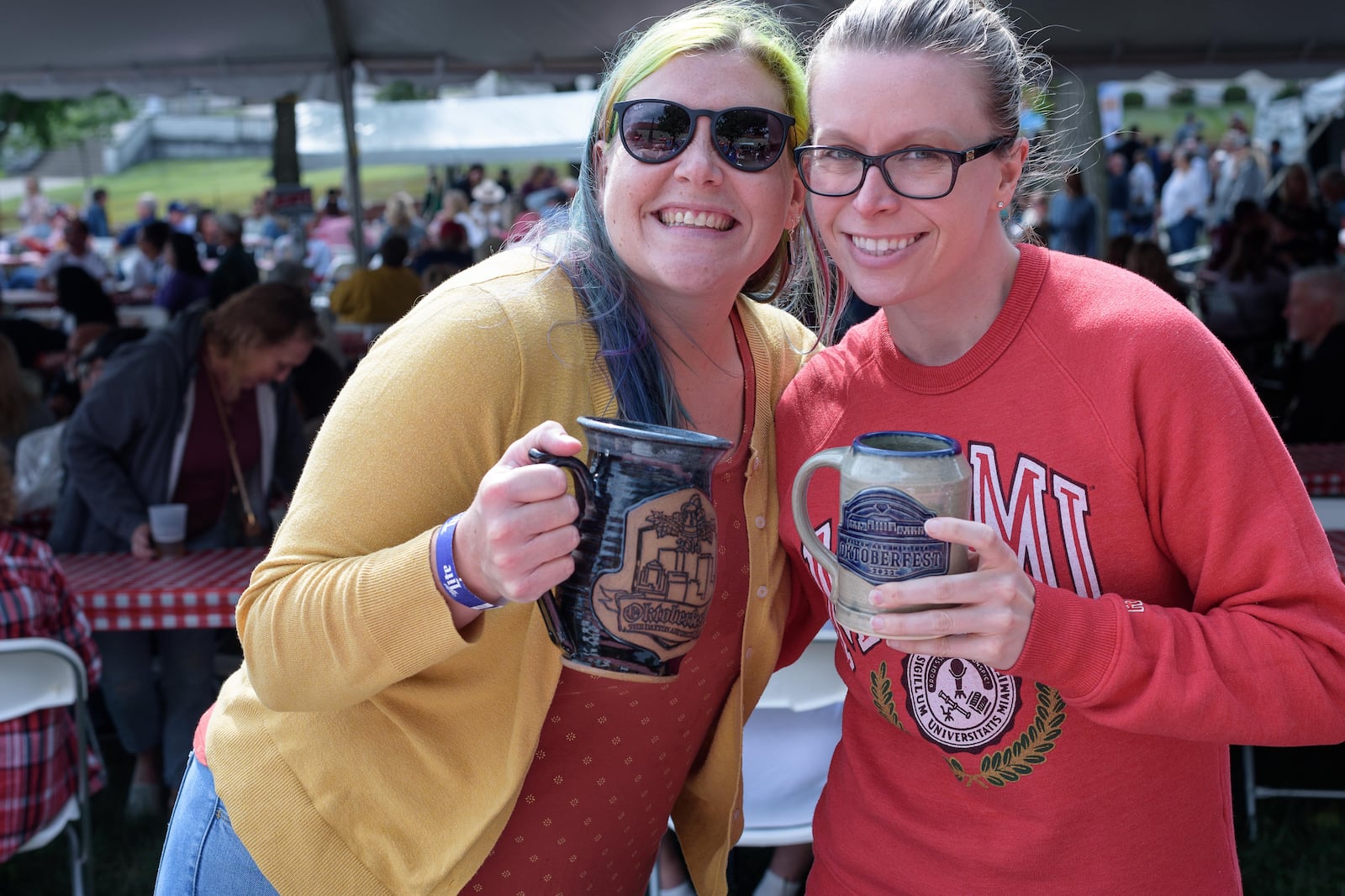 Patrons gather for the Dayton Art Institute’s Oktoberfest, which will be celebrated Sept. 22-24. Oktoberfest is the museum’s largest annual fundraiser. TOM GILLIAM / CONTRIBUTING PHOTOGRAPHER