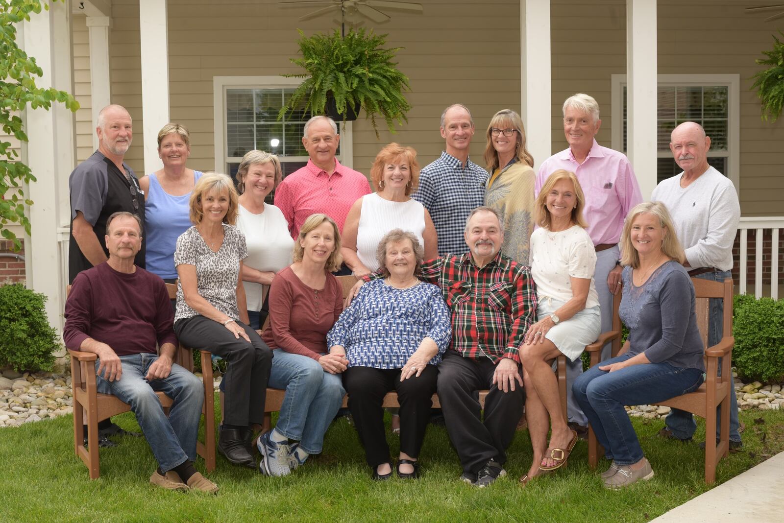 David Boston Sr. is pictured with his late-mother, siblings and their significant others (CONTRIBUTED PHOTO).