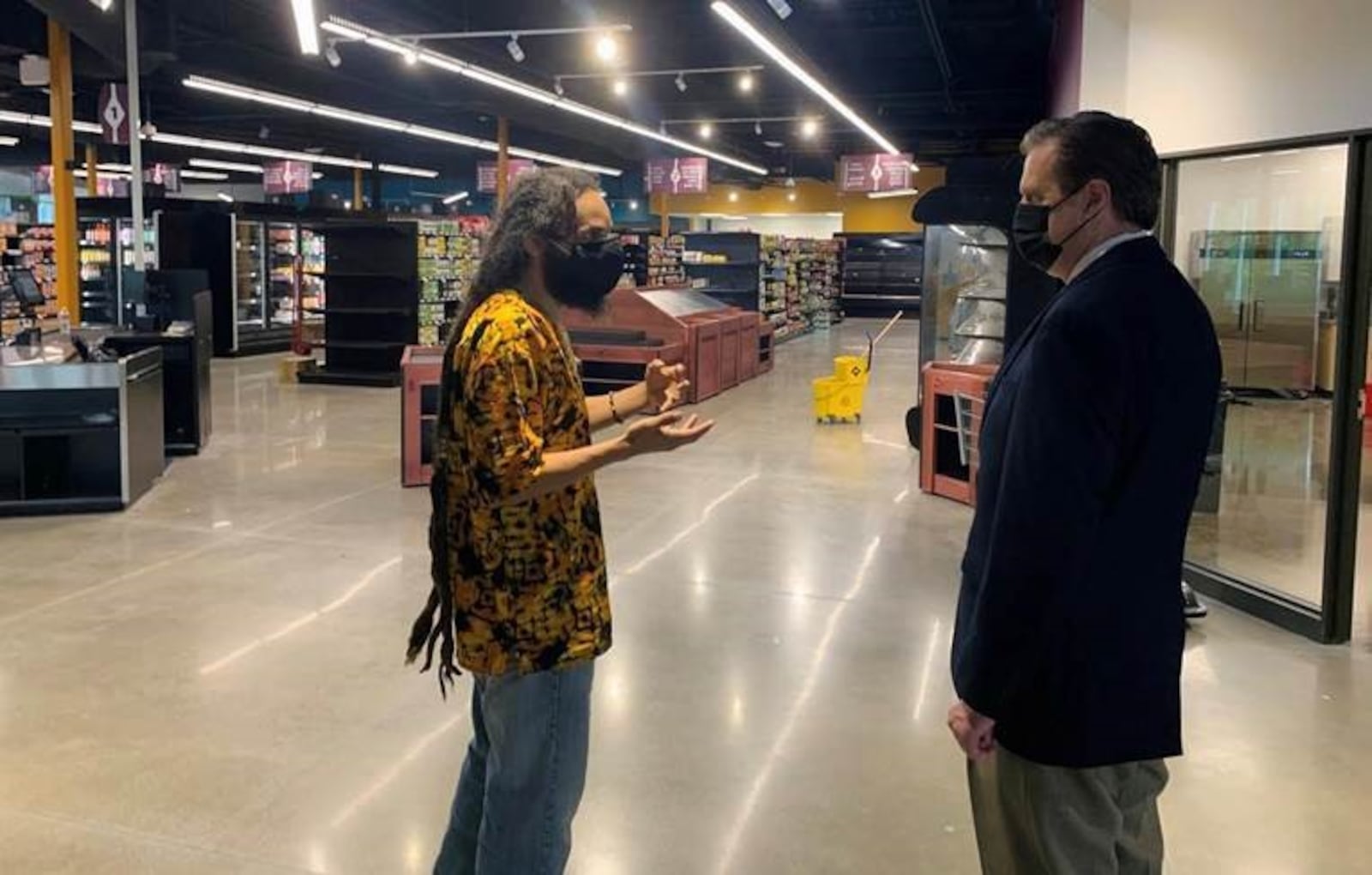 On Monday, U.S. Rep. Mike Turner toured the Gem City Market, along with market board President Amaha Sellassie. CONTRIBUTED