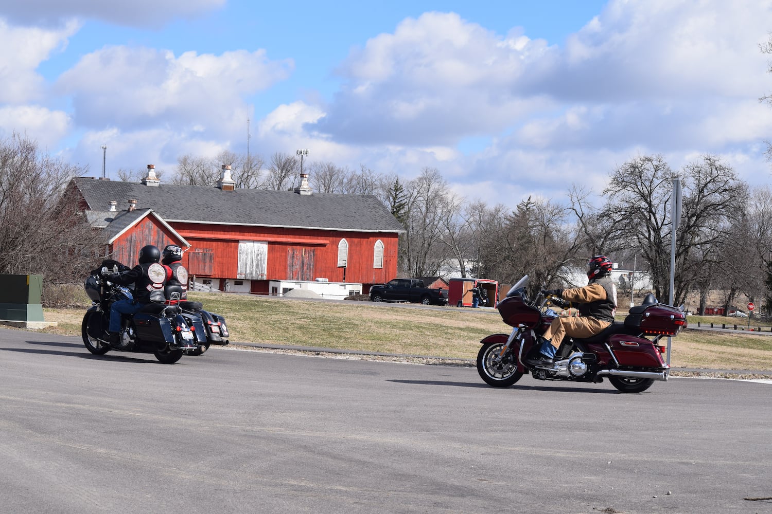 PHOTOS: Thousands of Outlaws attend motorcycle gang leaders funeral at Montgomery County Fairgrounds.