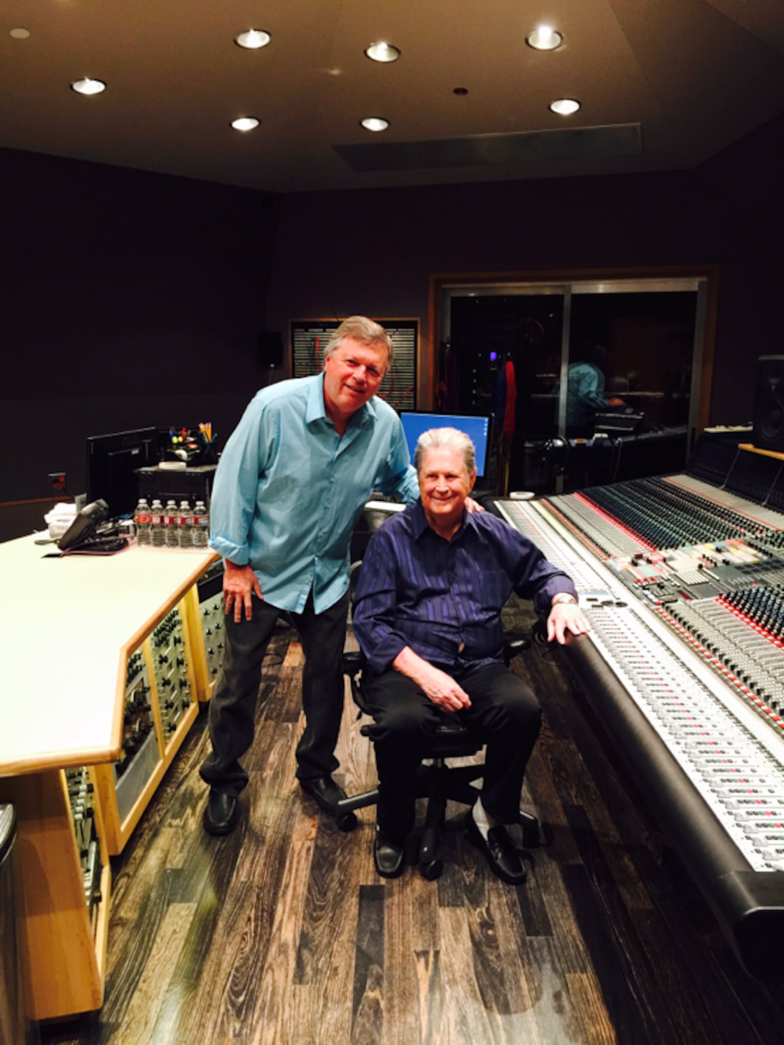 WNBA coach Dan Hughes with the Beach Boys iconic singer and songwriter Brian Wilson, a Rock and Roll Hall of Famer. CONTRIBUTED