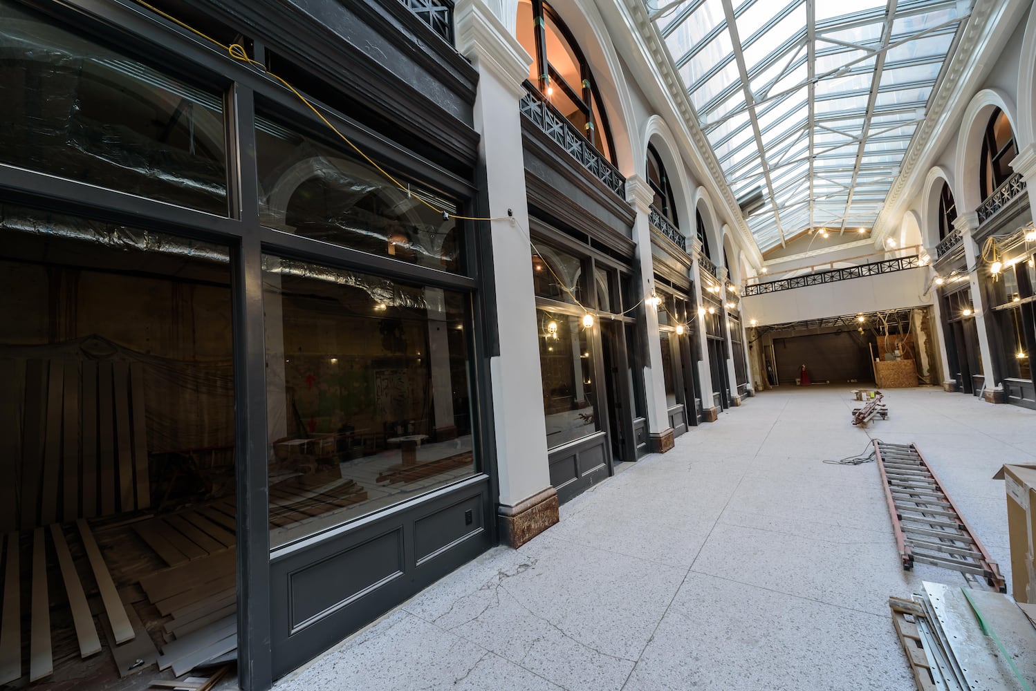 PHOTOS: Construction nearing completion on Phase 2 of the Dayton Arcade's North Arcade