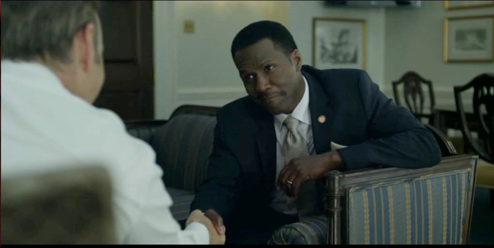 Curtiss Cook in "House of Cards."