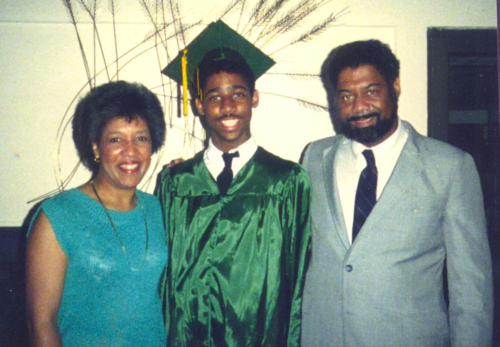 Dayton Police Officer Kevin Brame was shot and killed Nov.1, 1999, he graduated from Colonel White High School in 1986.This is Kevin and his parents: From left to right Rosemary Peters-Brame (mother), Kevin Brame (age 18), and Gerald Brame (father).