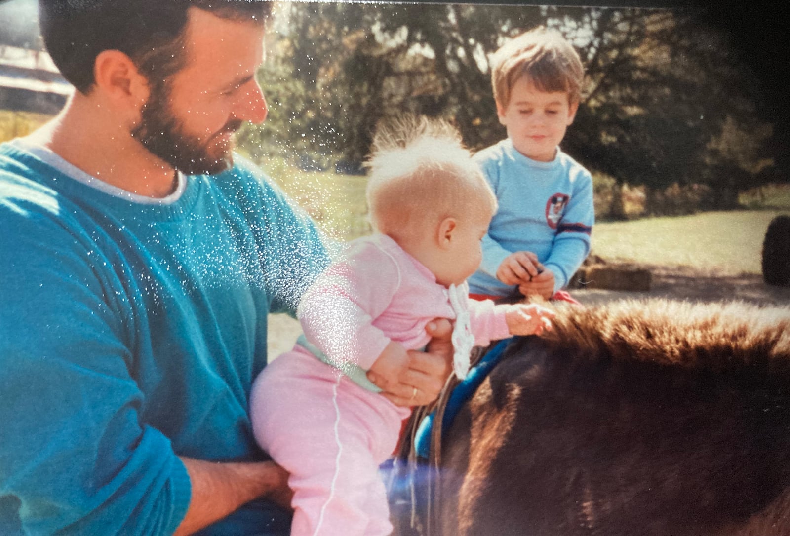 Gregor Pratt with his young children, Lauren and Justin. Both are now grown and he has a second adult daughter with his wife, Patty. CONTRIBUTED