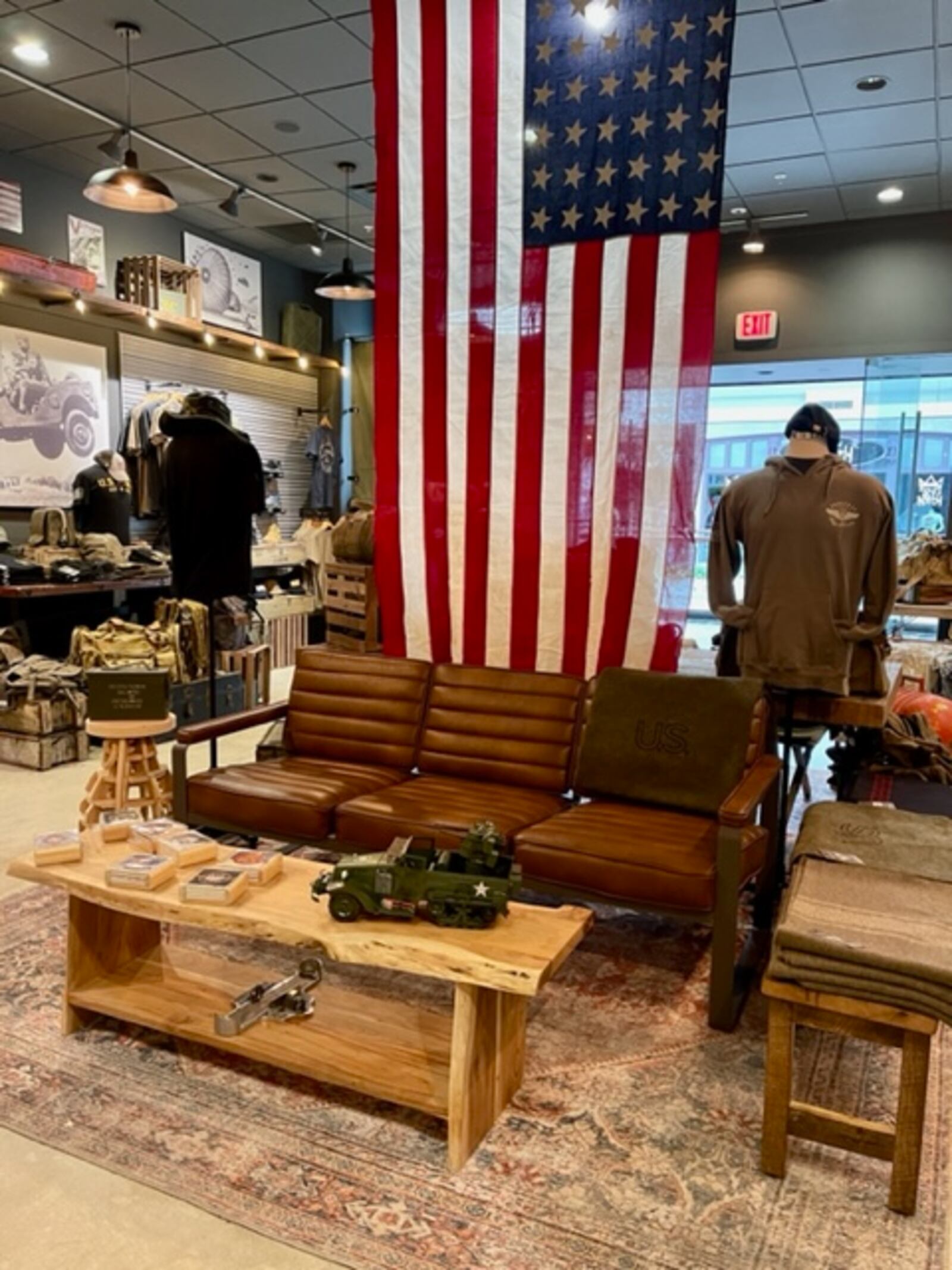 Bunker 27, a U.S. Air Force veteran owned military apparel brand, is now open at The Mall at Fairfield Commons.