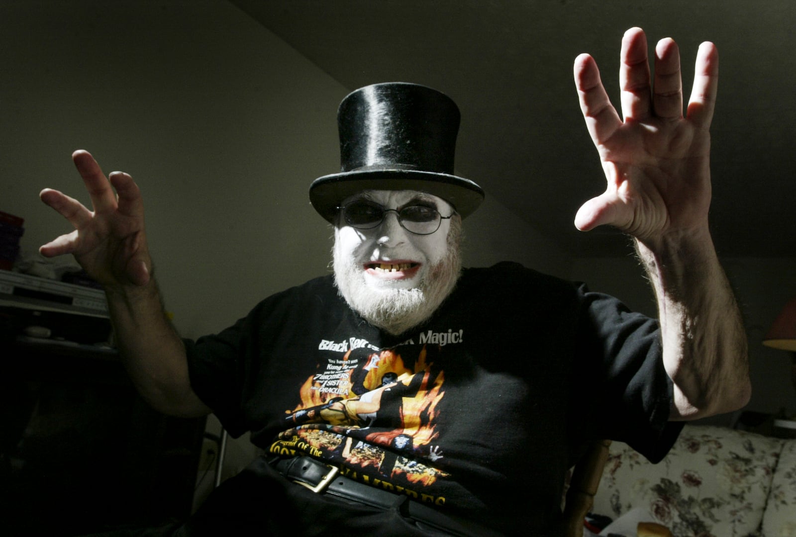 Popular local celebrity Barry "Dr. Creep" Hobart hosted scary movies on television