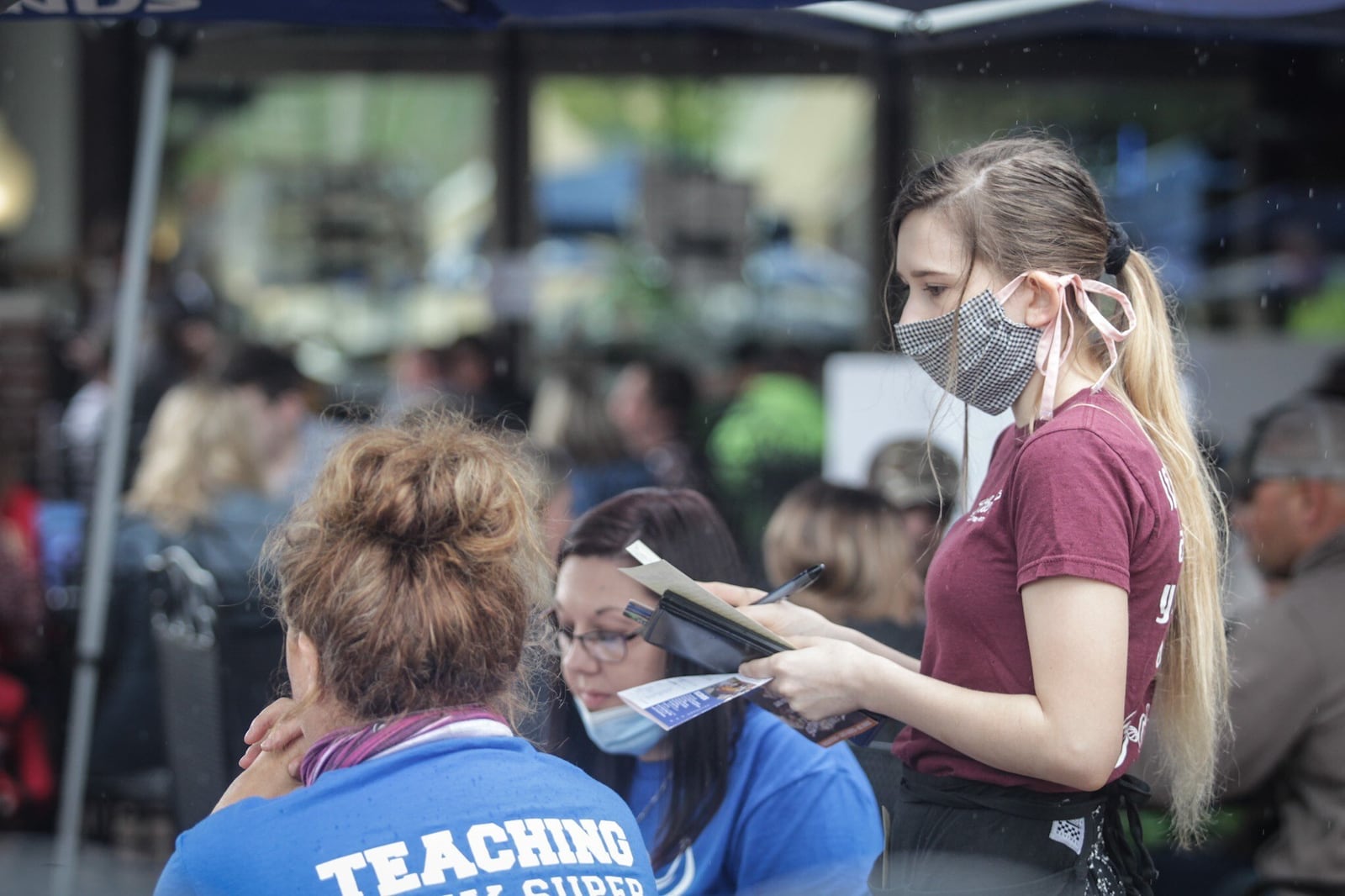 Dayton area restaurants on Thursday can open their inside dining to the public following months of closure due to the coronavirus pandemic. JIM NOELKER/STAFF PHOTO