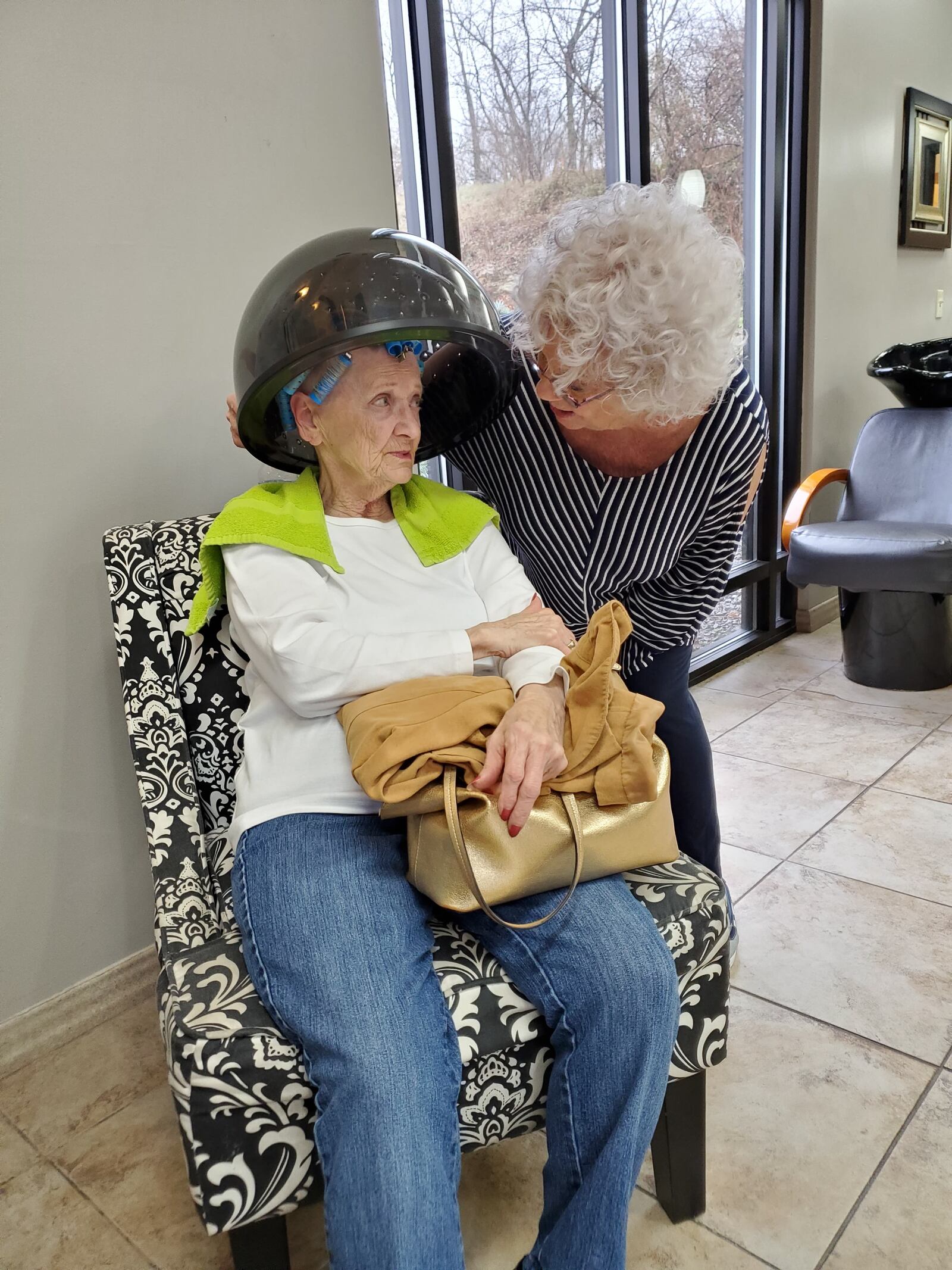 Traci Farrell with Lauretta Ware at Diversite Salon and Day Spa  in Englewood.