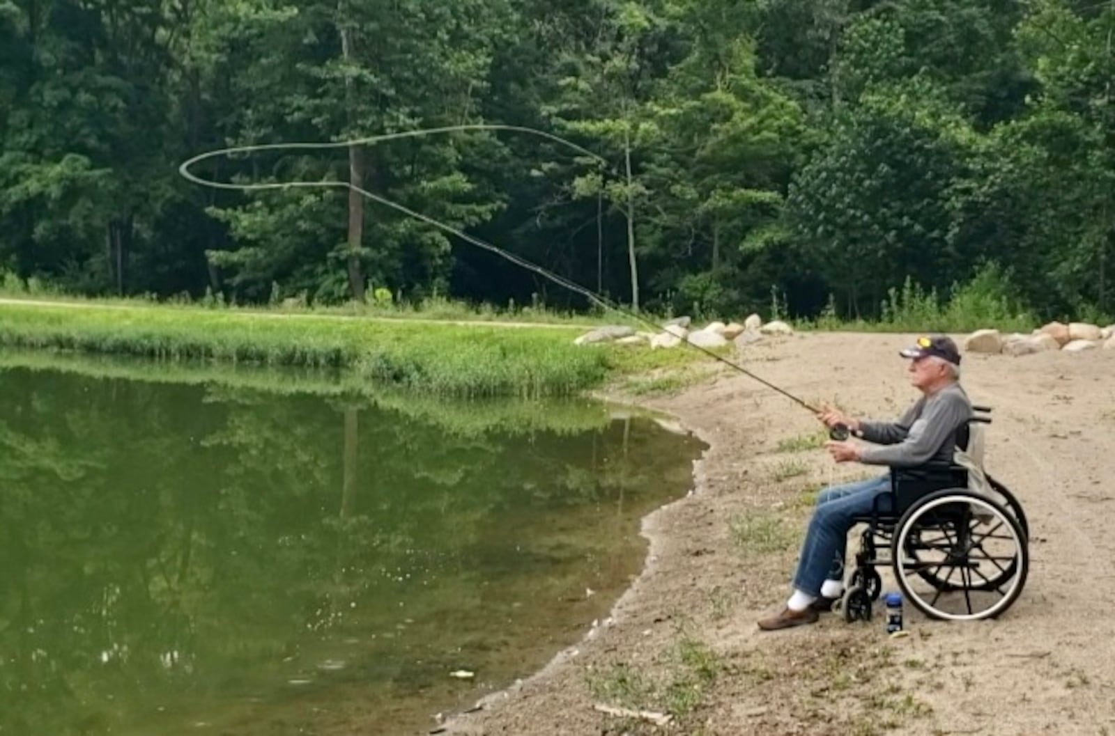 MetroParks outdoor recreation specialist is inspired by her dad, George Barr, a longtime avid angler. CONTRIBUTED