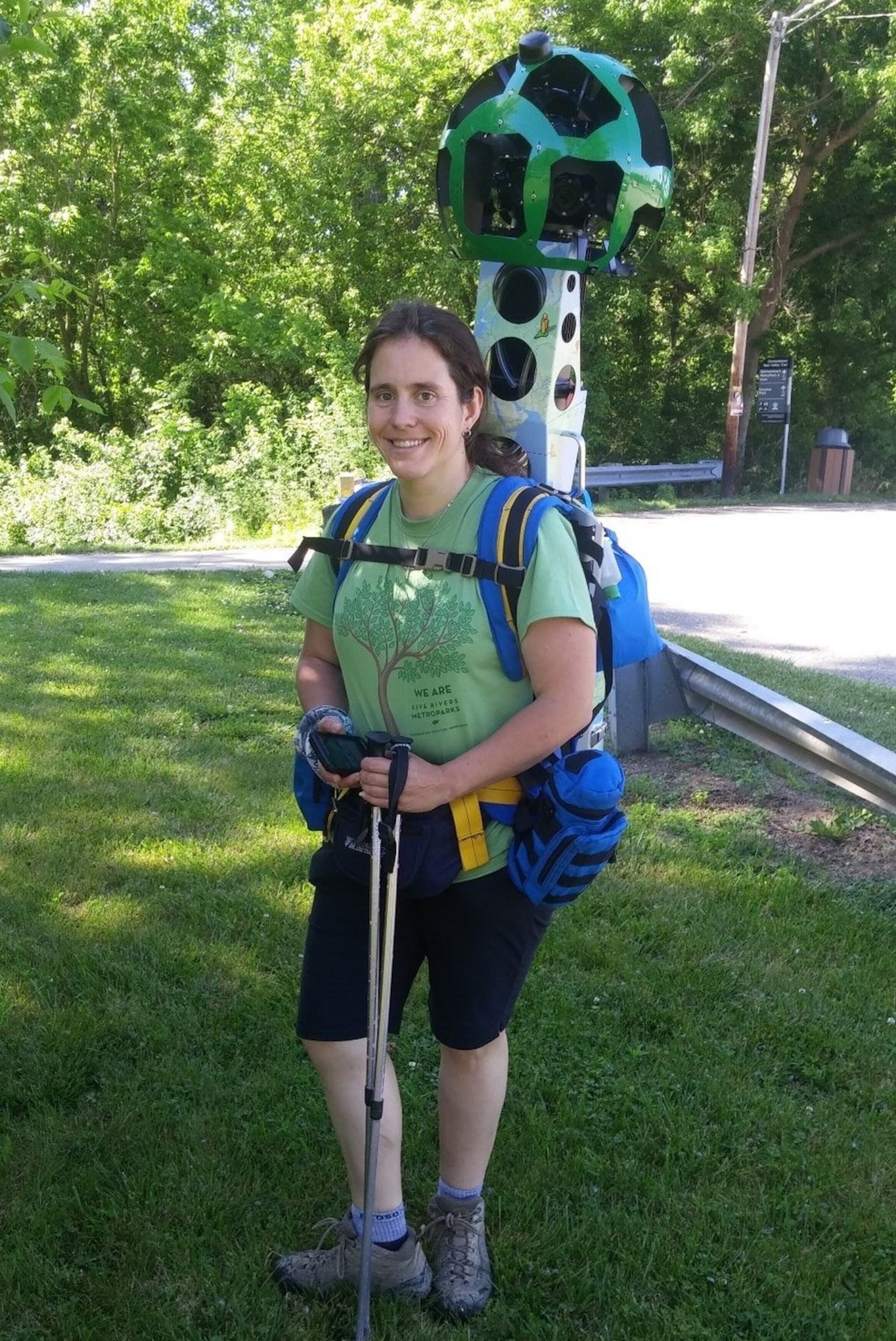 An experienced team of four members of the Dayton Hikers along with MetroParks staff members captured more than 600 miles of hiking, equestrian, mountain bike, paved and water trails last year. CONTRIBUTED