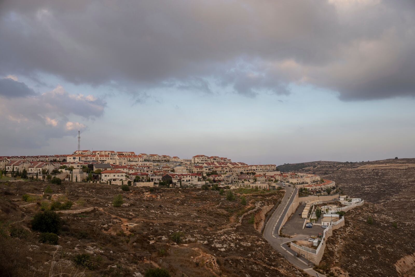 FILE - A general view of the West Bank Jewish settlement of Efrat ,Tuesday, Nov. 12, 2024. (AP Photo/Ohad Zwigenberg, File)