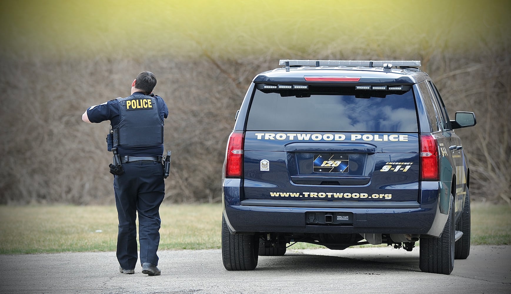 Police and search team on scene in Trotwood