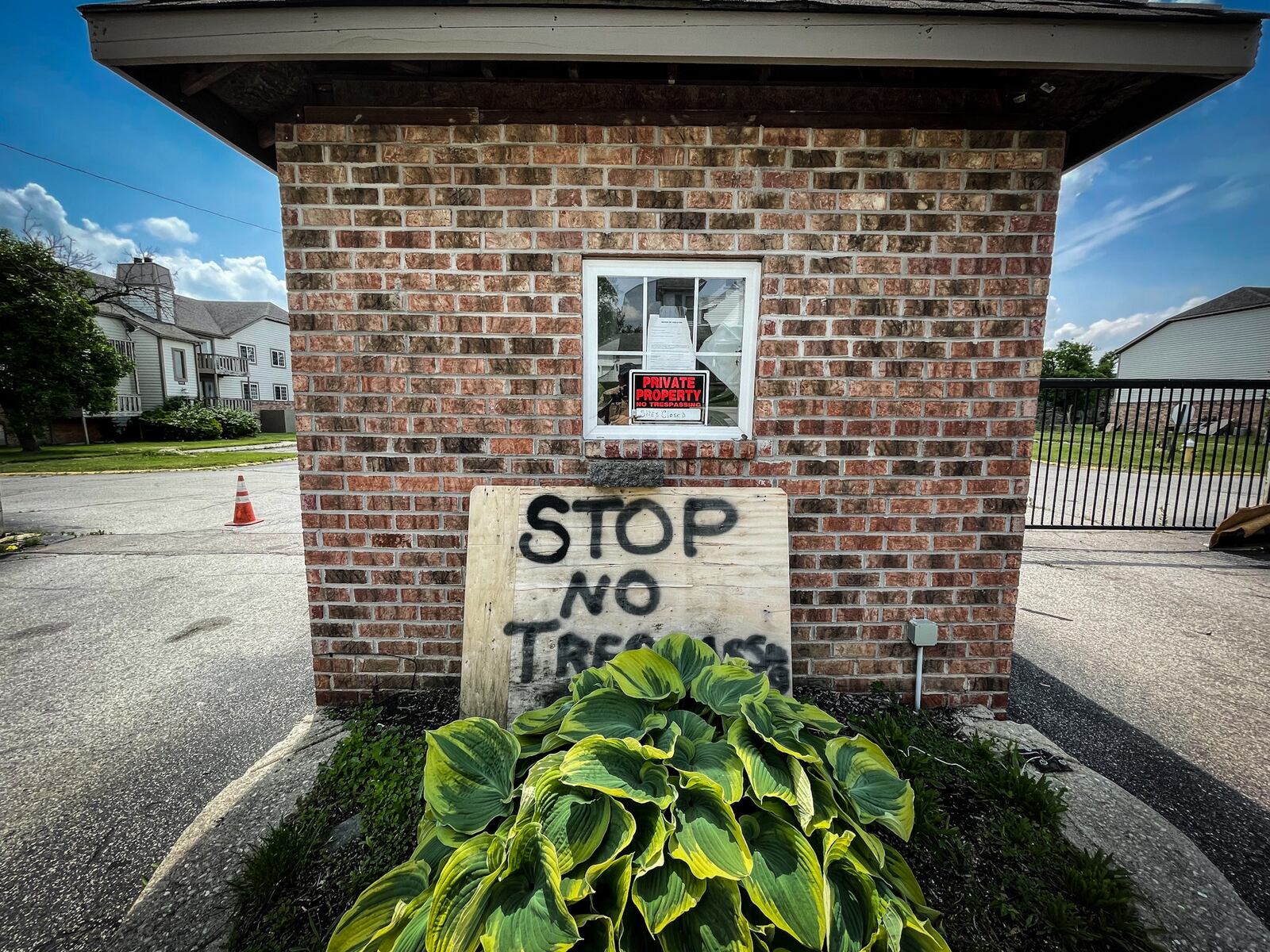 The Woodland Hills Apartments in Trotwood remain in ruins two years after the 2019 Memorial Day tornado. Hundreds of people  were displaced many leaving their belongings behind. JIM NOELKER/STAFF