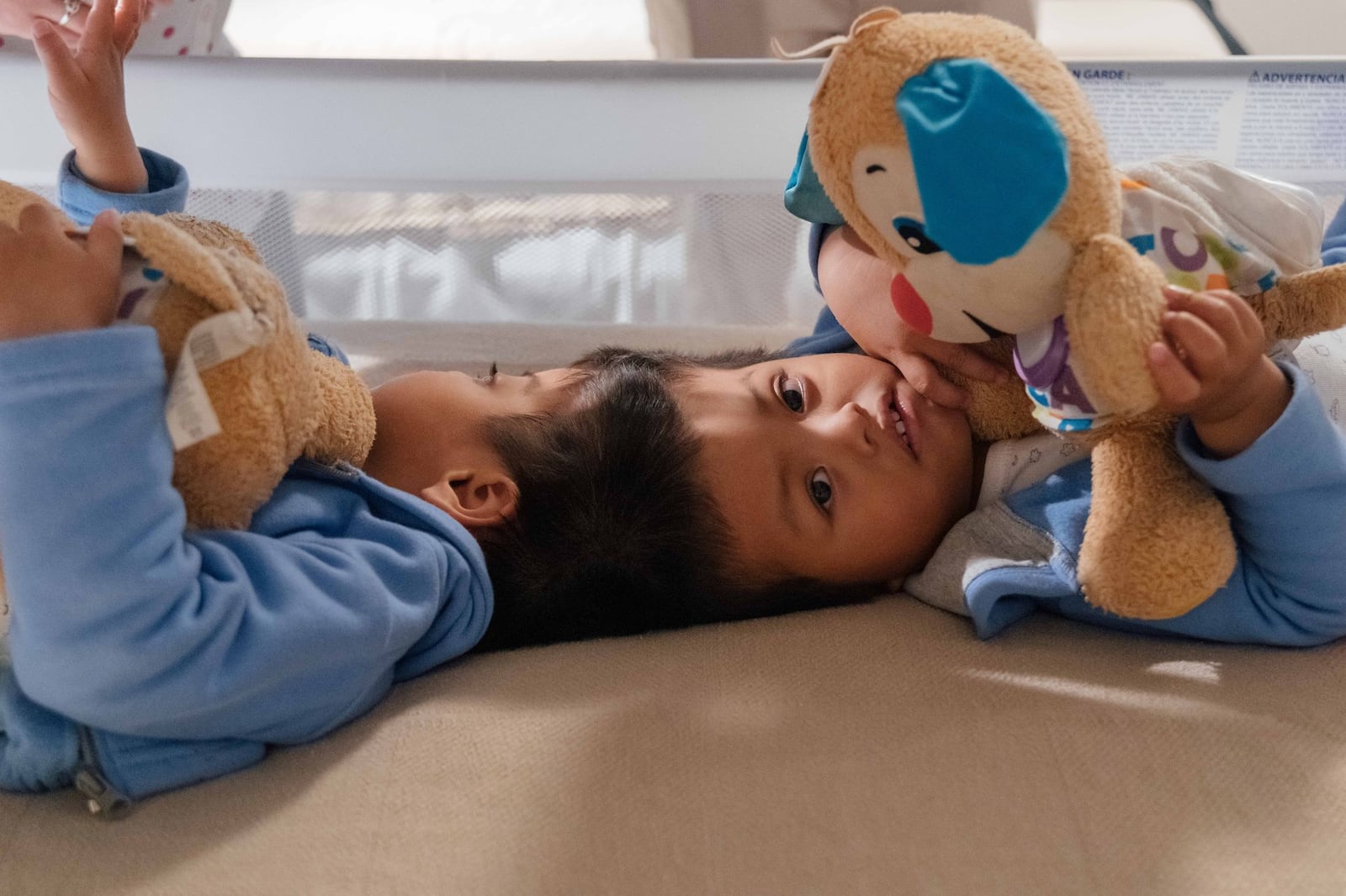 Pedro and Augusto, conjoined twins from Guatemala who came to Dayton Children’s in July 2021. A surgical team from Dayton Children's separated the boys at 5:43 a.m. on April 8, 2022. COURTESY OF DAYTON CHILDREN'S