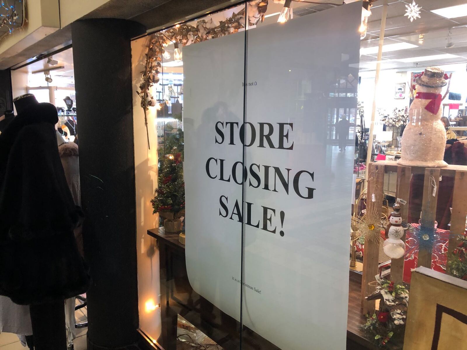 The Artisans boutique shop that has operated for nearly 30 years ago in the Town & Country Shopping Center in Kettering will shut down either at the end of December or the end of January, according to its co-owner.