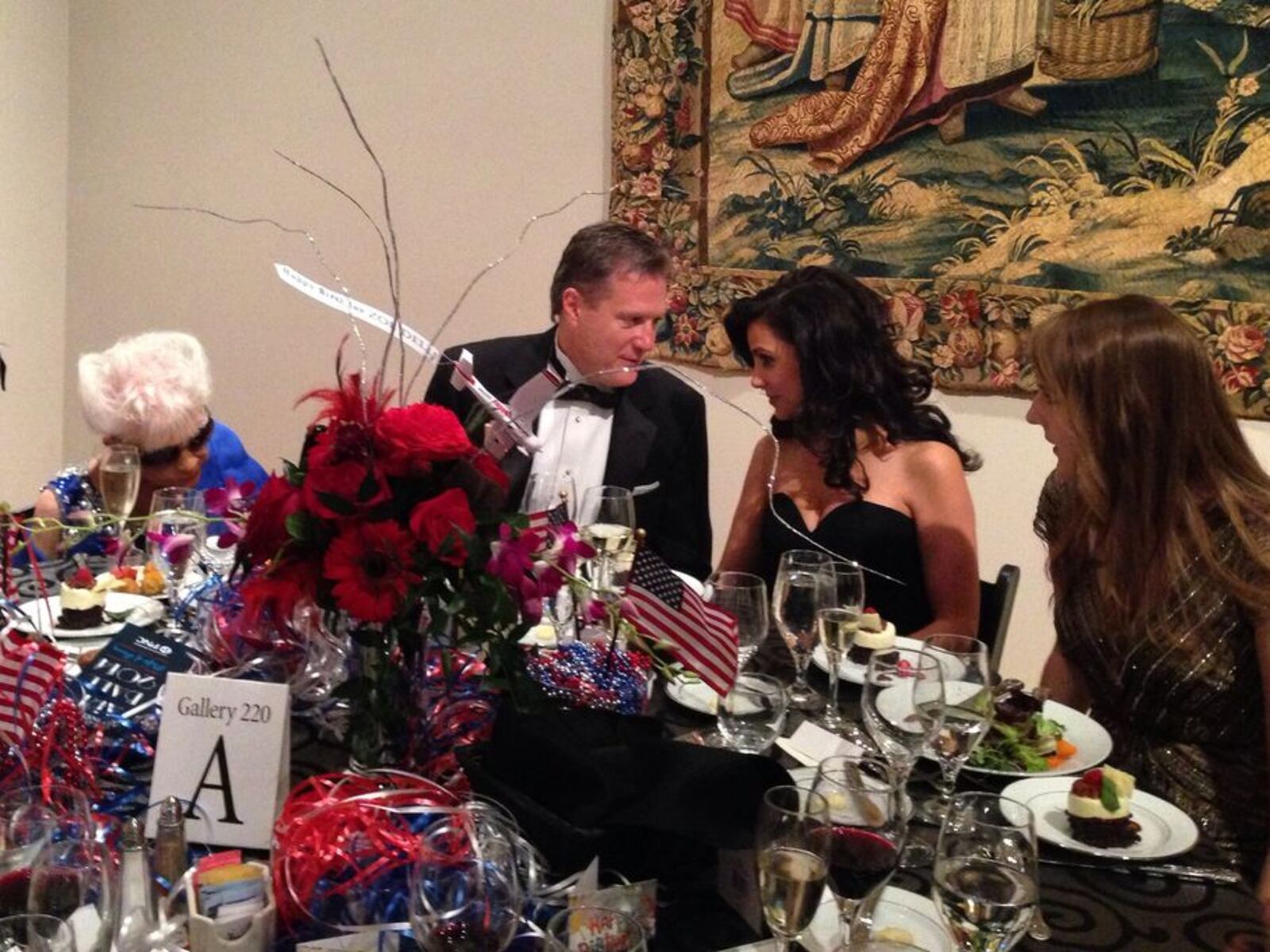 Rep. Mike Turner with then fiancée Majida Mourad at the  2015 Art Ball.