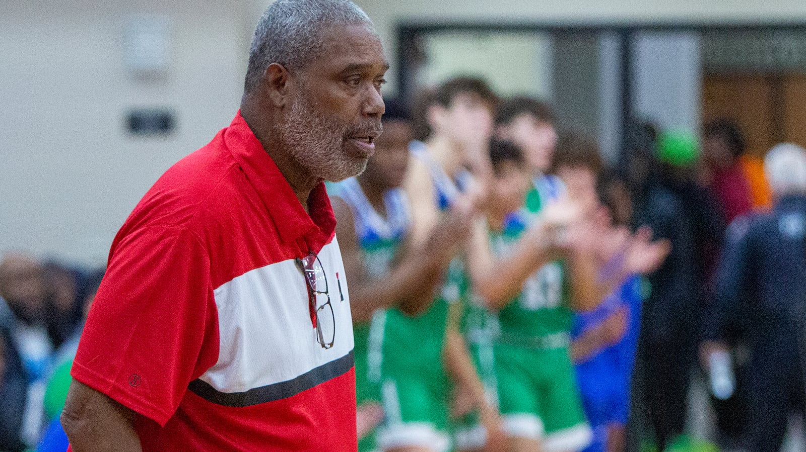 Pete Pullen coaching Trotwood-Madison against Chaminade Julienne last season. Jeff Gilbert/CONTRIBUTED