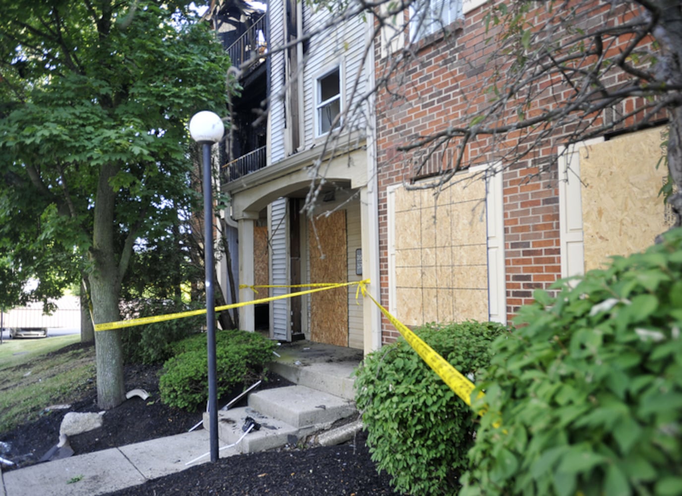 PHOTOS: West Carrollton apartment fire displaces residents