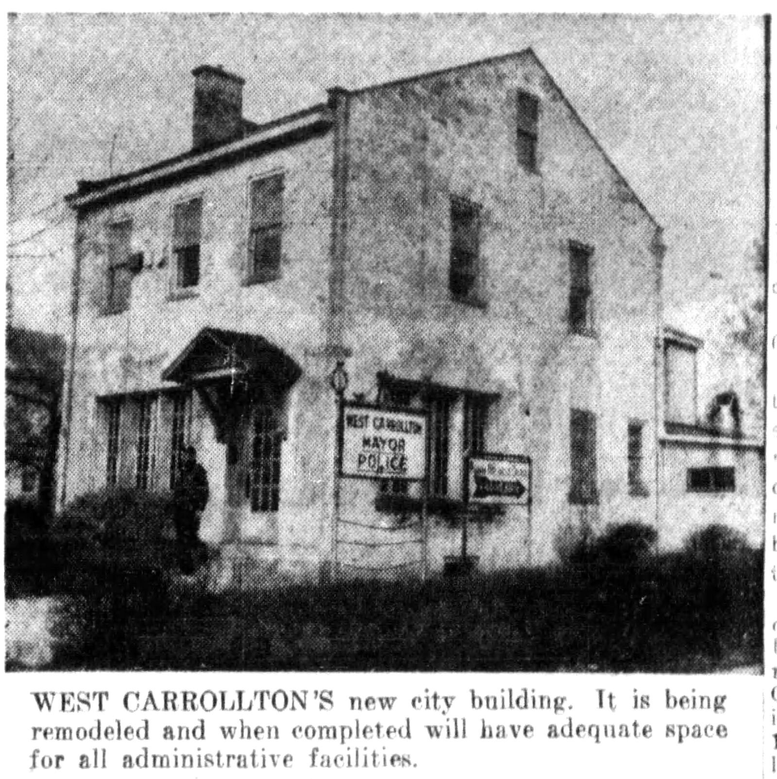 April 7, 1946: West Carrollton is preparing to extend its boundaries.  DAYTON DAILY NEWS ARCHIVES