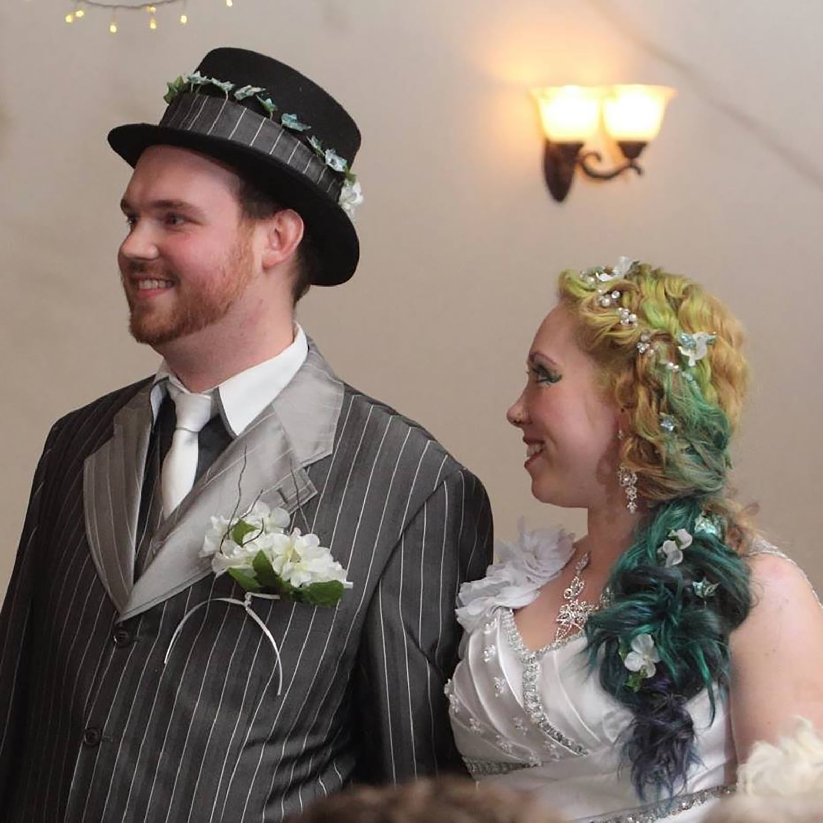 Joshua Lisec with his wife, Judy Shaw on their wedding day, April 17, 2016. CONTRIBUTED