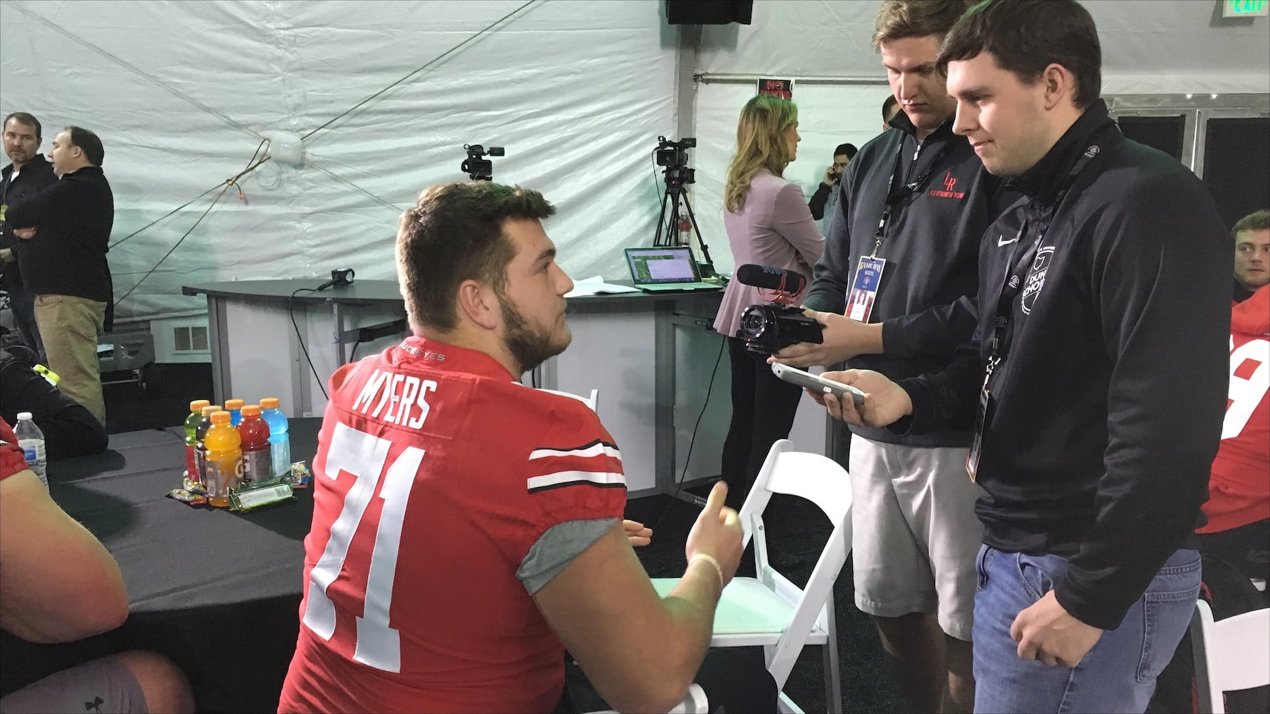 Local Buckeyes at Rose Bowl media day