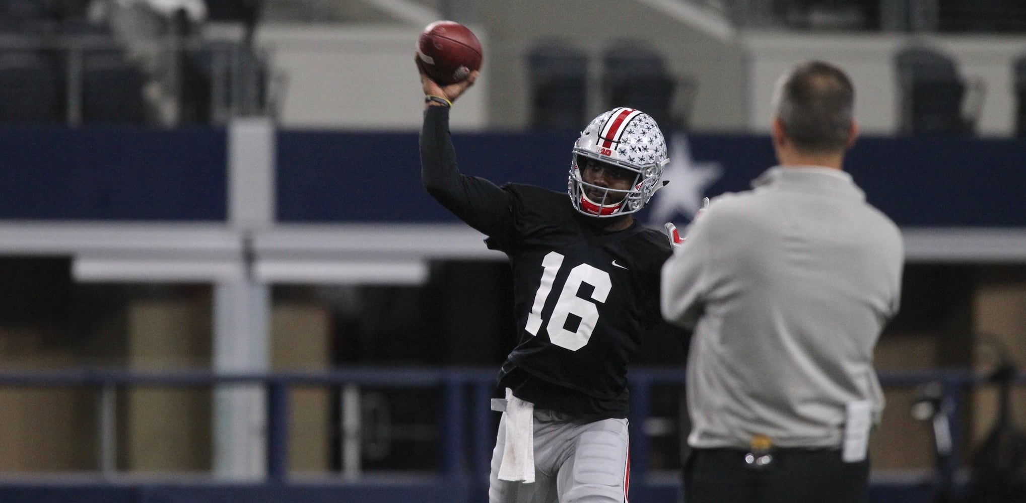 Photos: Ohio State practices at AT&T Stadium