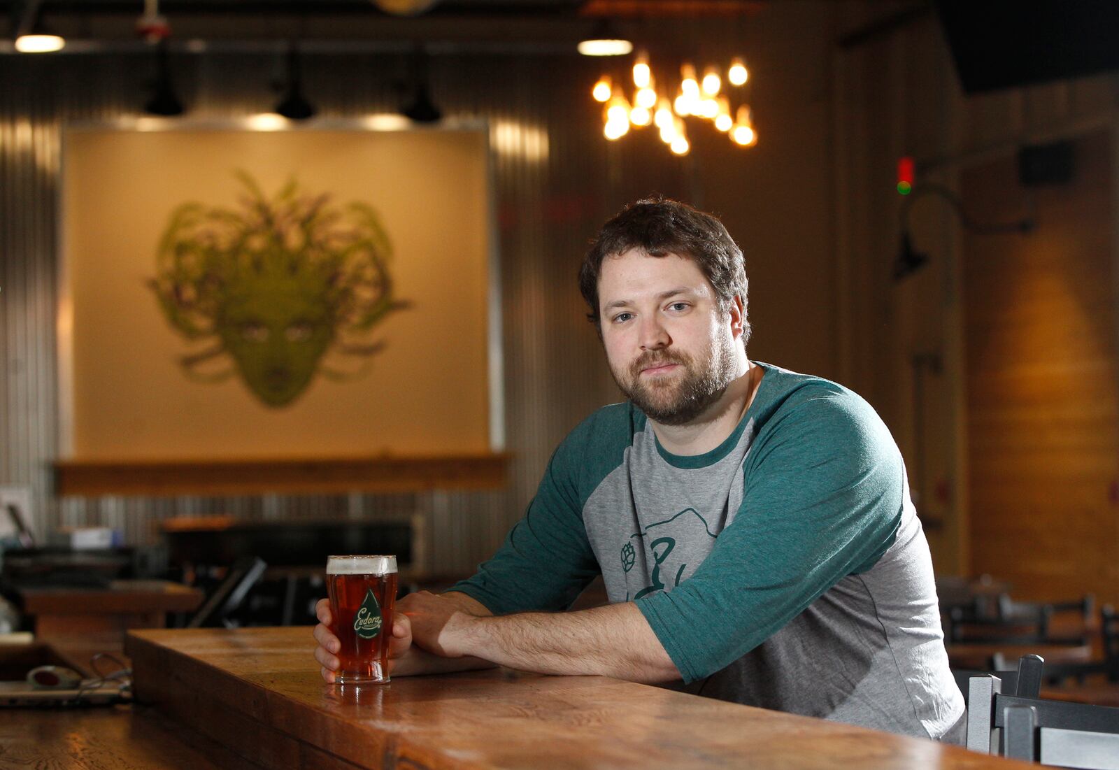 Neil Chabut is the owner of Eudora Brewing Company which will open the doors to its new Kettering brewery at 3022 Wilmington Pike on Jan. 11 The new site has a 20,000-square-foot taproom, restaurant and 18 taps of new and classic Eudora beers, craft root beer and nitro cold-brew coffee.  LISA POWELL / STAFF