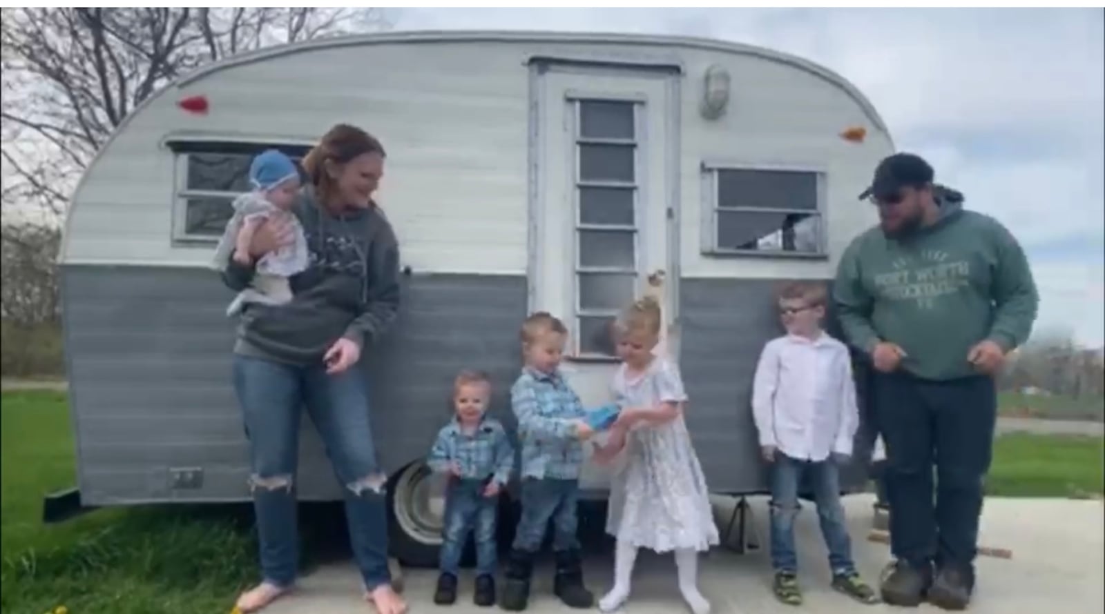 Medway Church involved kids, dogs and, even a turtle in its pass the Peeps video.