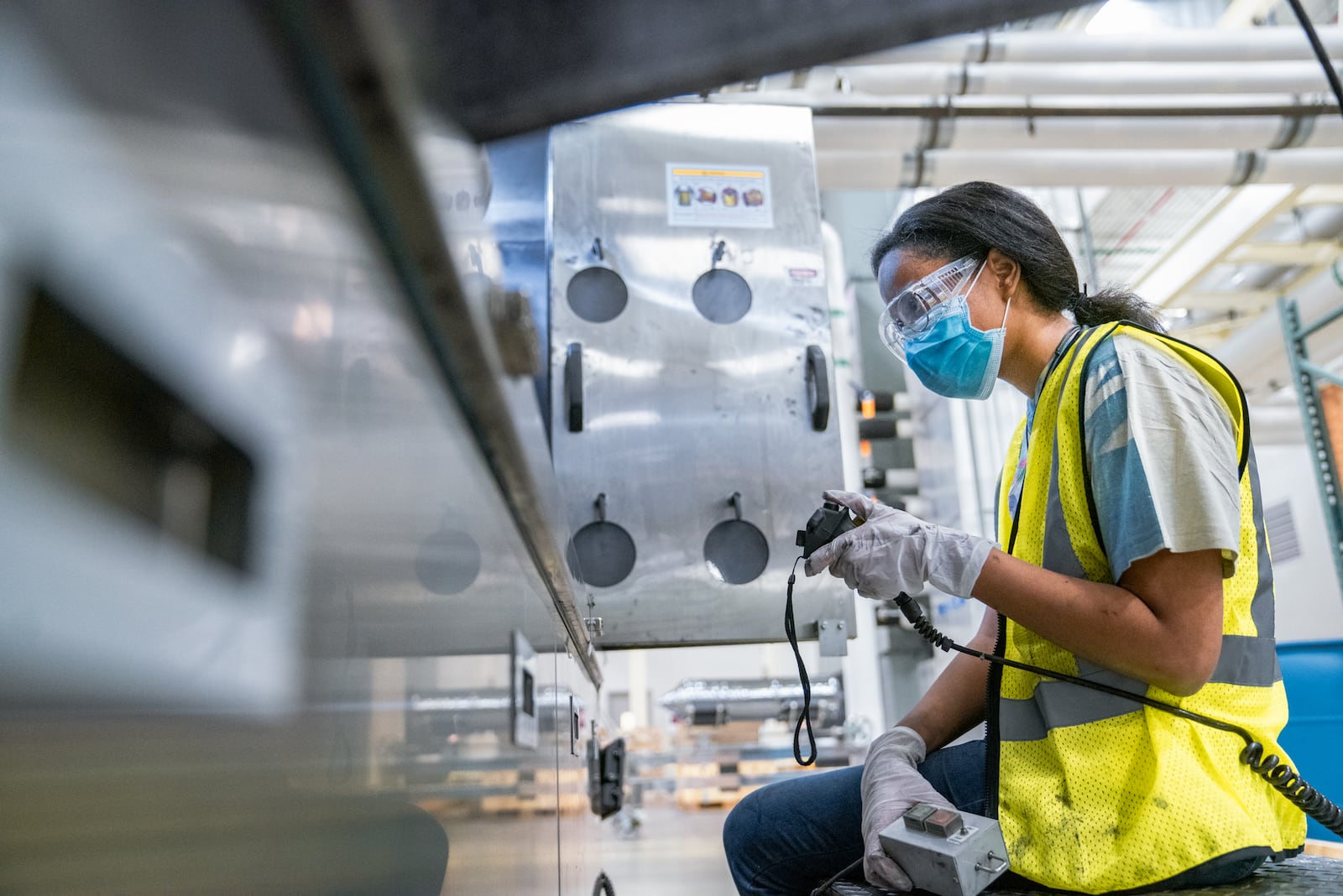 An engineer at Silfex Inc.'s Springfield facility. Contributed