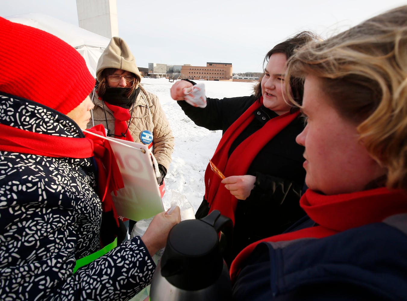 PHOTOS: Faculty at Wright State strike