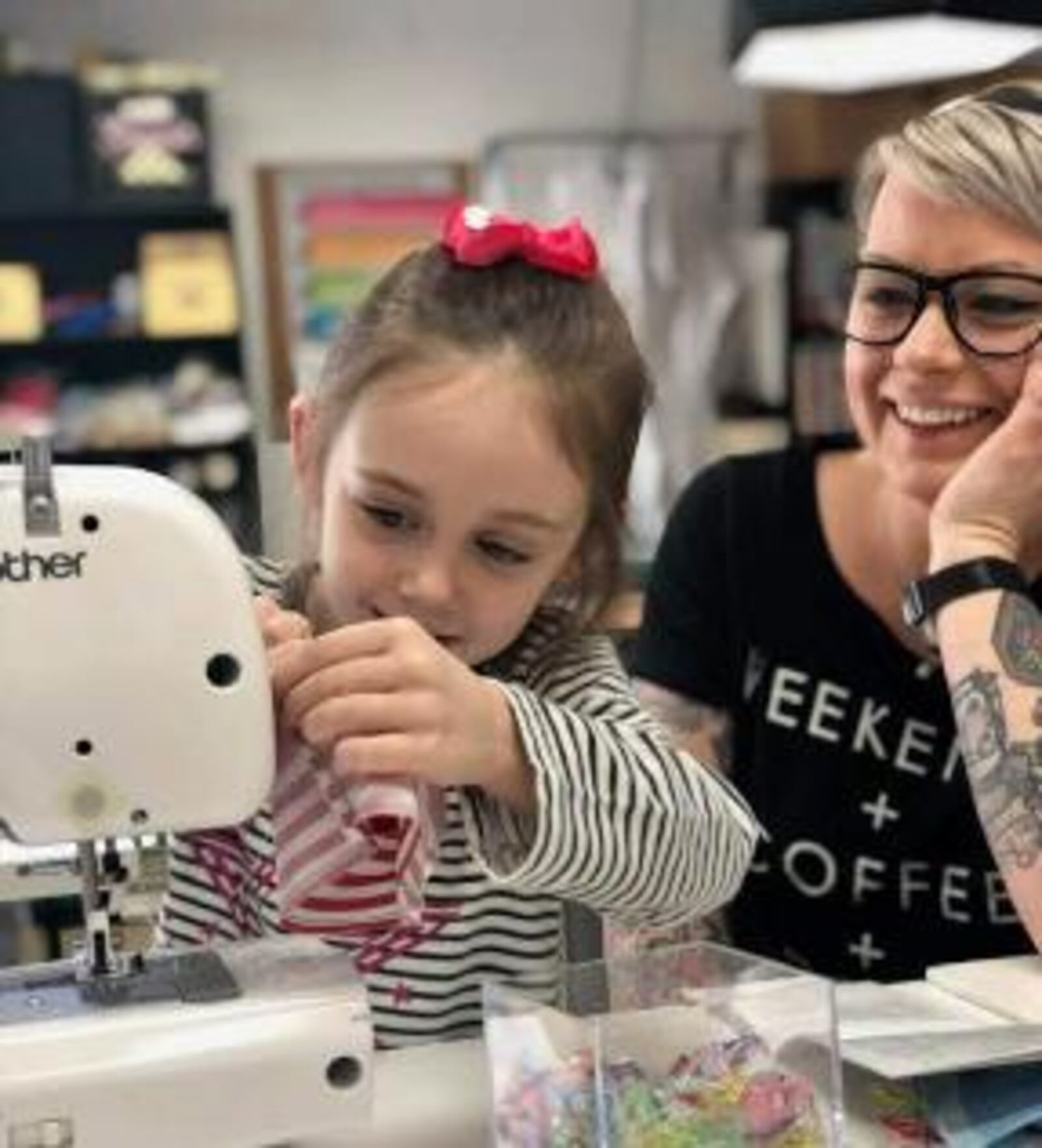 Jesy Anderson, former co-owner of Sew Dayton and current owner of Needle, Ink and Thread, is our Daytonian of the Week.