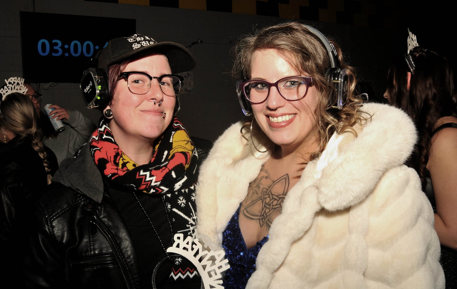 Did we spot you at Dayton's Sixth Annual New Year's Eve Ball Drop and Silent Disco?