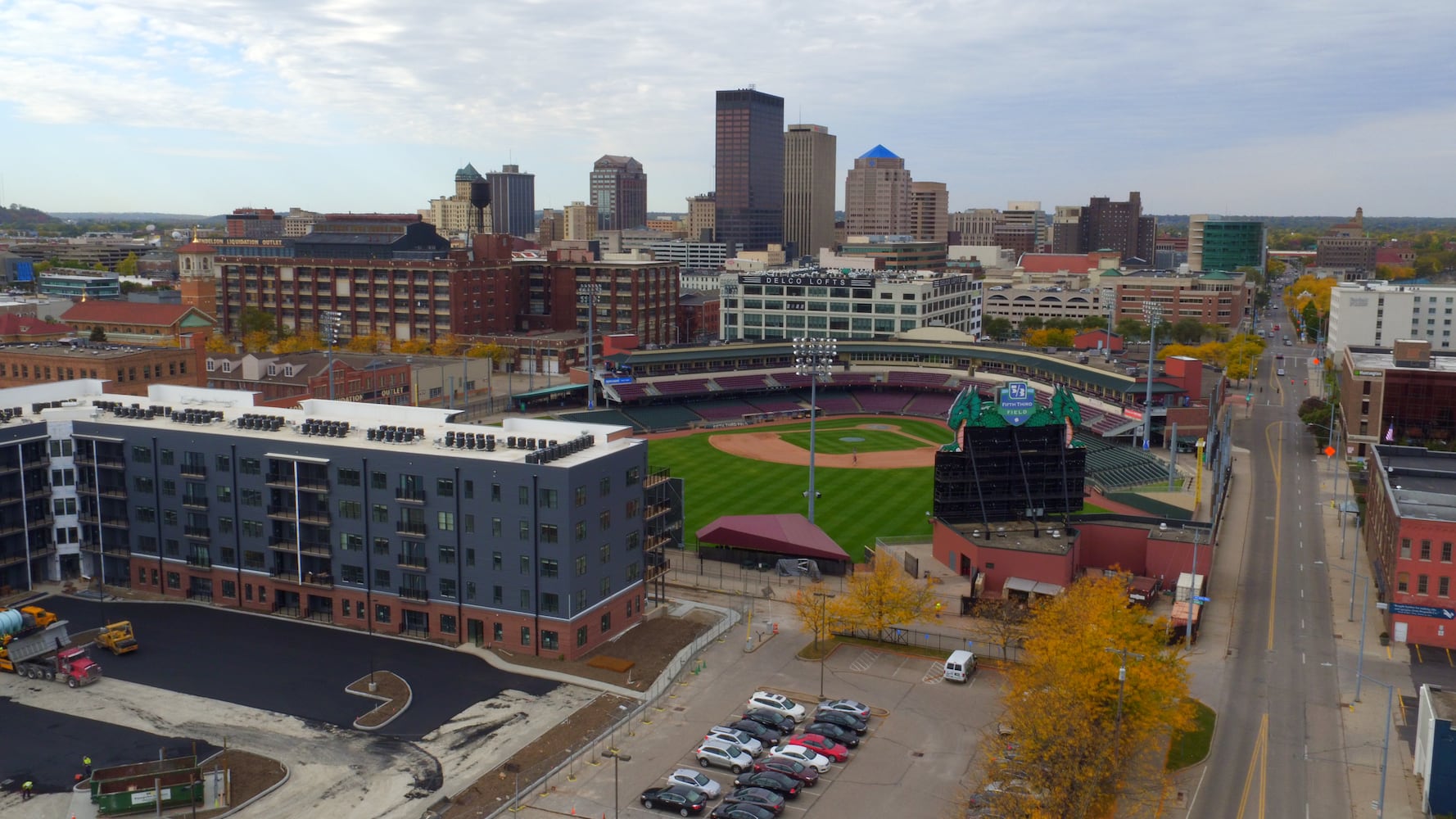 PHOTOS: What this booming area in downtown Dayton looks like from above