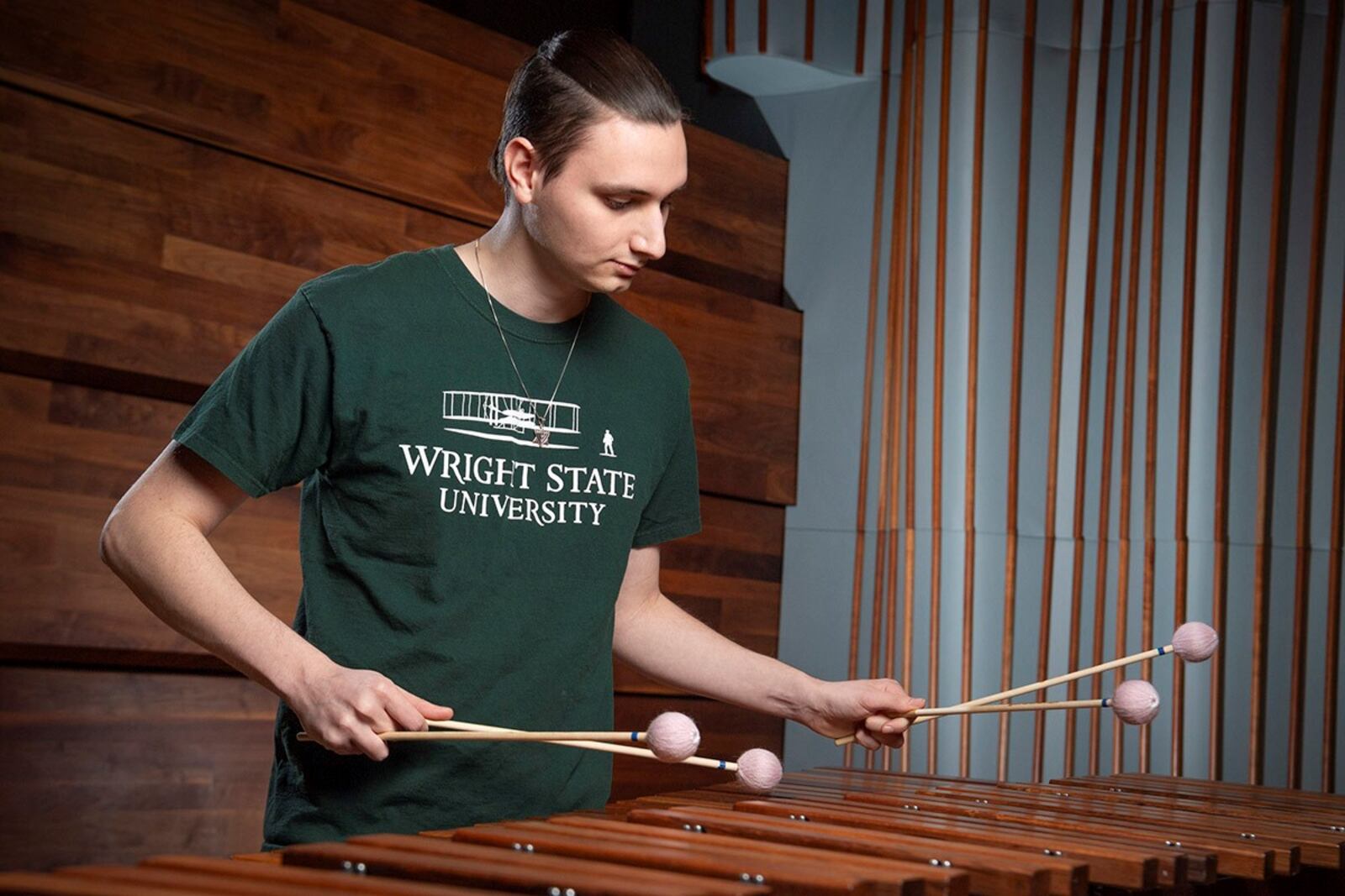 Wright State 2024 graduate Ben Kressbach.

Photo courtesy of WSU.