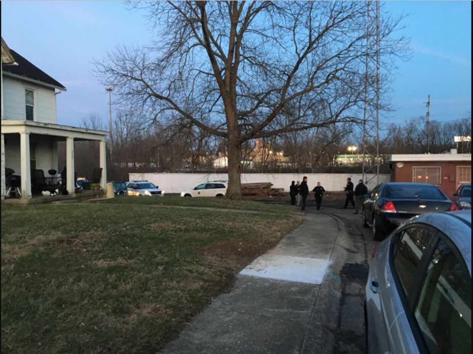 Decomposing remains were found Monday, Jan. 13, 2020, near the Town House Motor Lodge, on East Main Street in Springfield. (Noah Fickert/Staff)