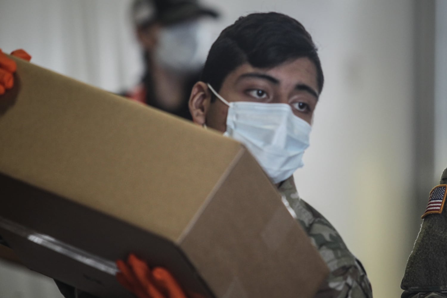 PHOTOS: National Guard helps Foodbank with coronavirus response