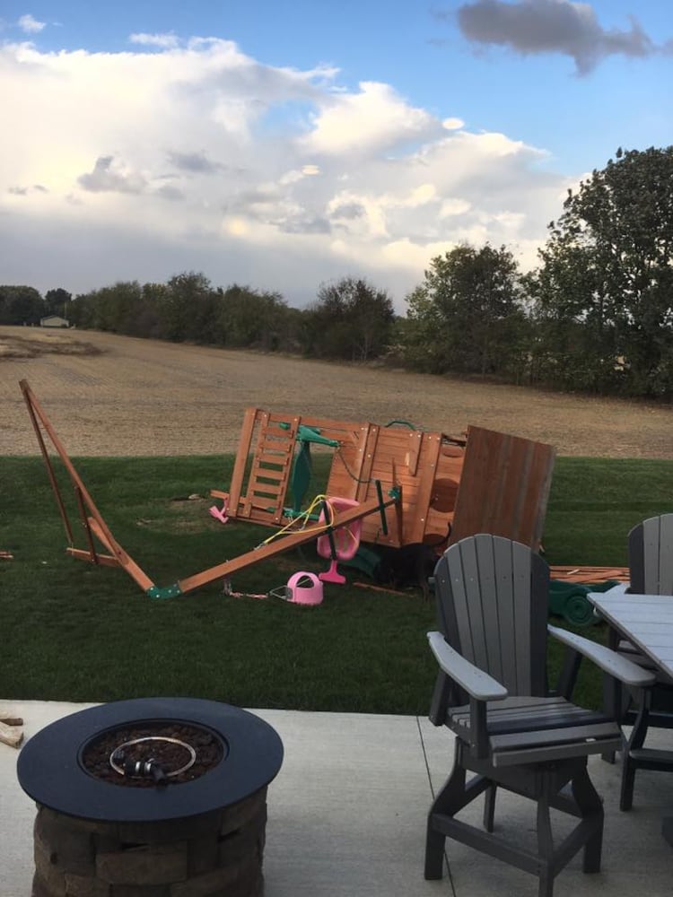 PHOTOS: Strong winds cause damage around the Miami Valley