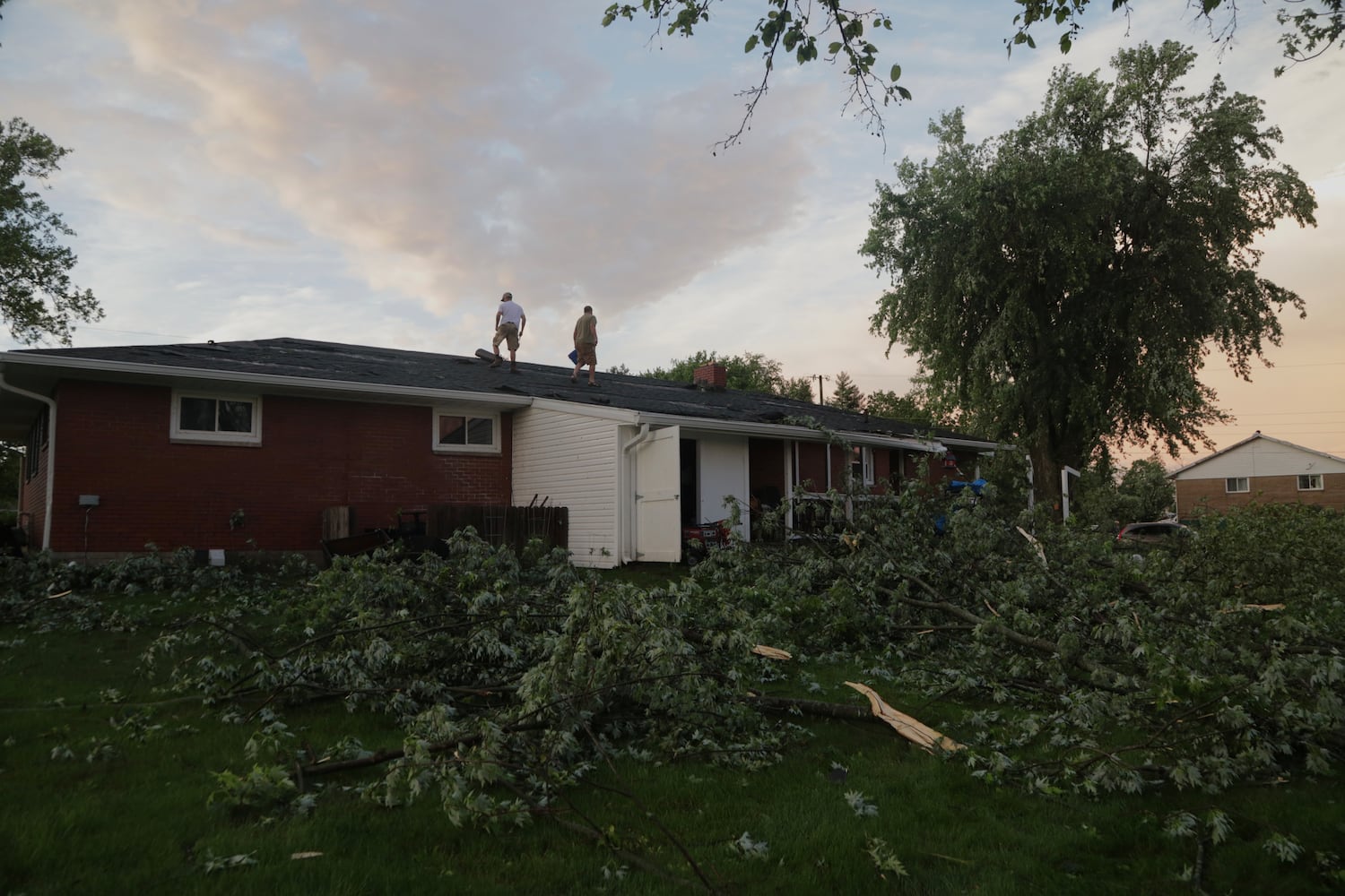 Tornado damage