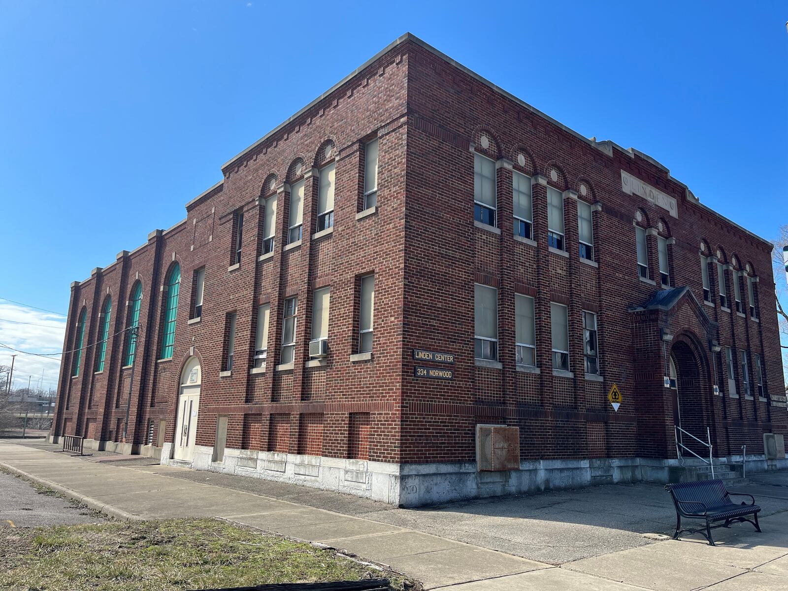 The Linden Community and Recreation Center at 334 Norwood Ave. in West Dayton. The city of Dayton is considering selling the property, which has been awarded funding from the National Park Service for preservation and revitalization. CORNELIUS FROLIK / STAFF