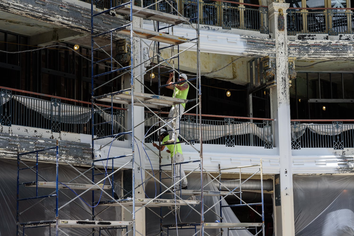 PHOTOS: Peek inside the Dayton Arcade under construction