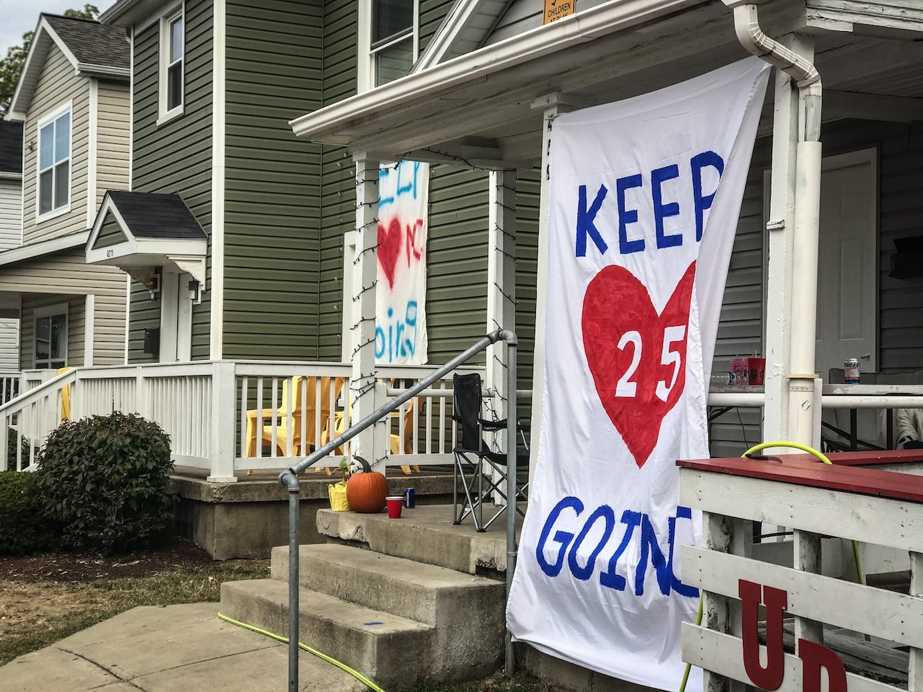 UD houses display tributes to Michael Currin