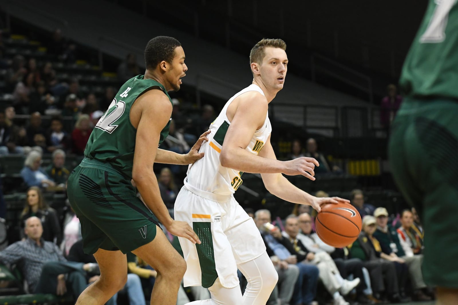 Wright State’s Parker Ernsthausen against Cleveland State at the Nutter Center on Feb. 21, 2019. Keith Cole/CONTRIBUTED