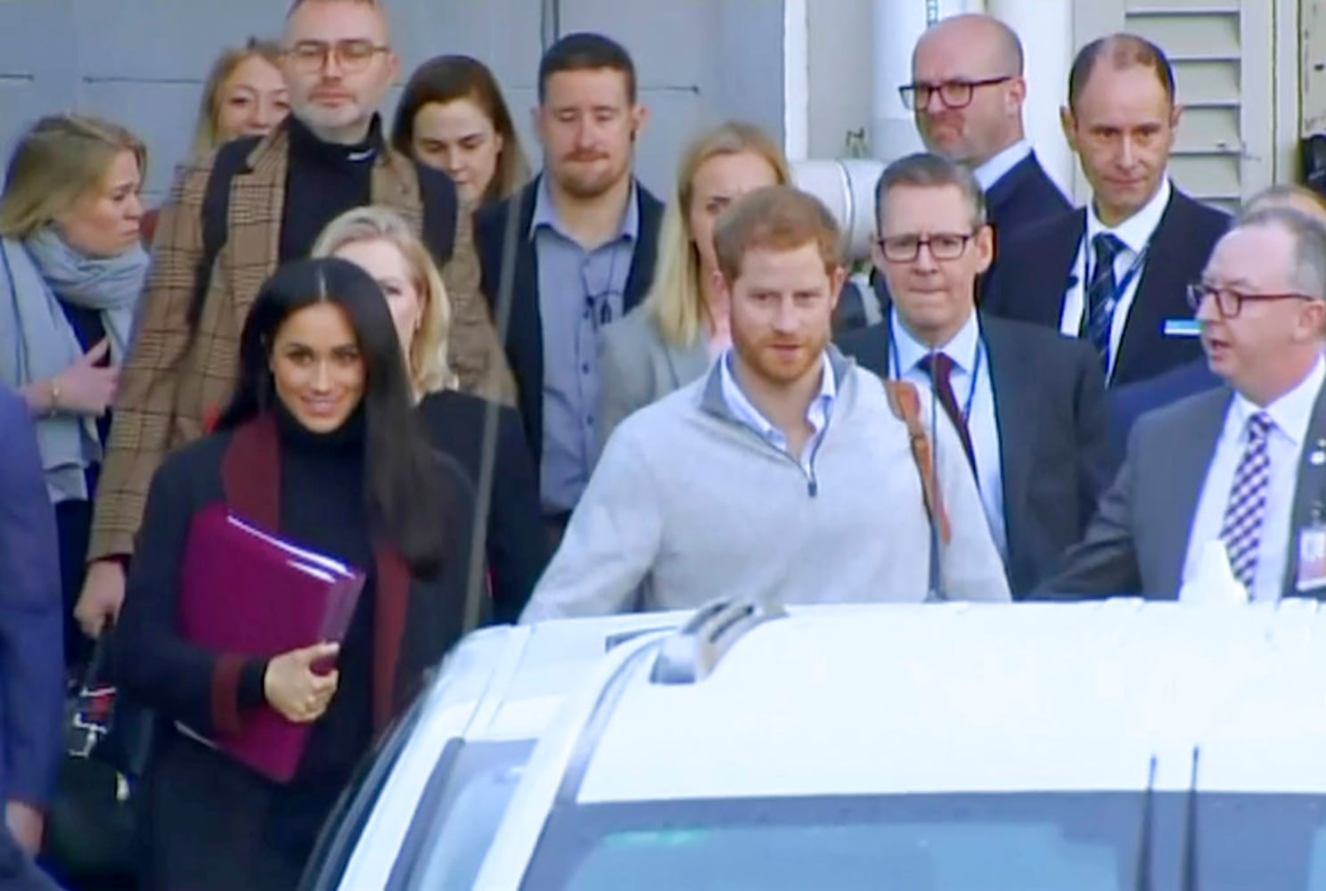 Photos: Prince Harry and Meghan Markle announce baby on the way